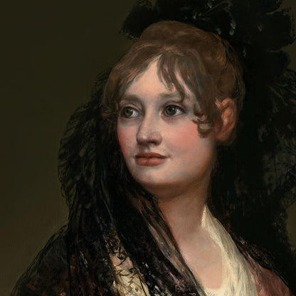 Portrait of Doña Isabel de Porcel - Francisco de Goya Exhibition Poster