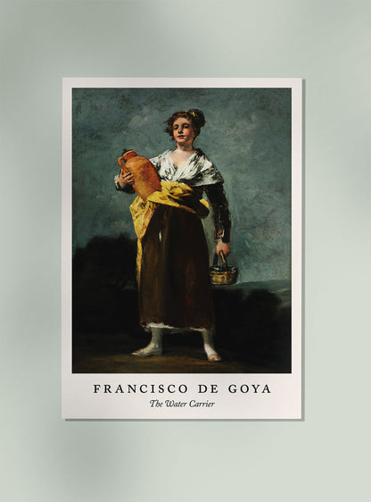 The Water Carrier - Francisco de Goya Exhibition Poster