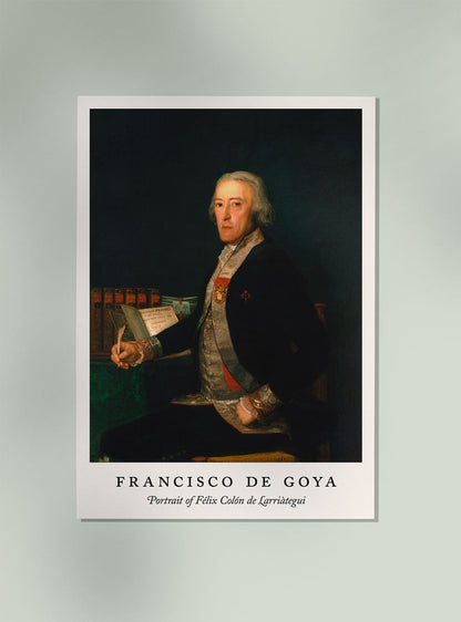 Retrato de Félix Colón - Cartel Exposición Francisco de Goya
