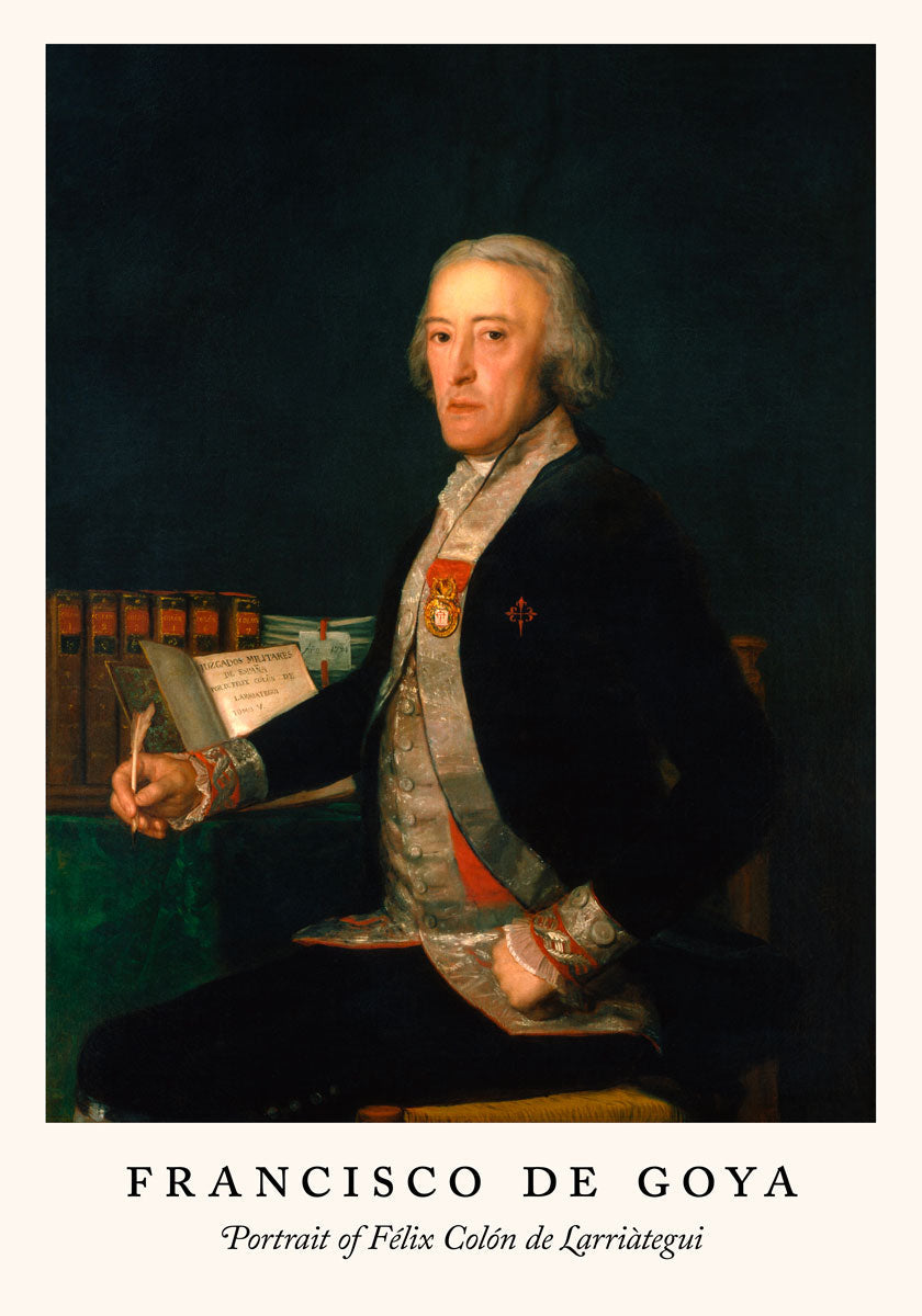 Retrato de Félix Colón - Cartel Exposición Francisco de Goya