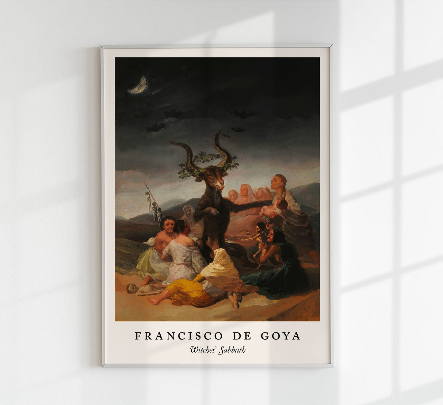 Póster El sábado de las brujas - Exposición Francisco de Goya
