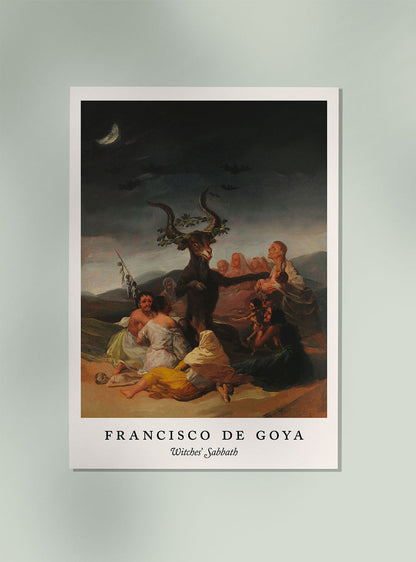 Póster El sábado de las brujas - Exposición Francisco de Goya