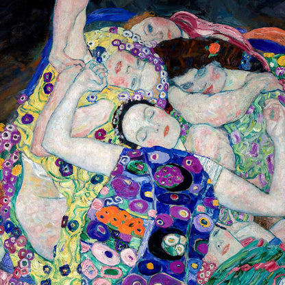 Cartel de la exposición La Virgen de Gustav Klimt