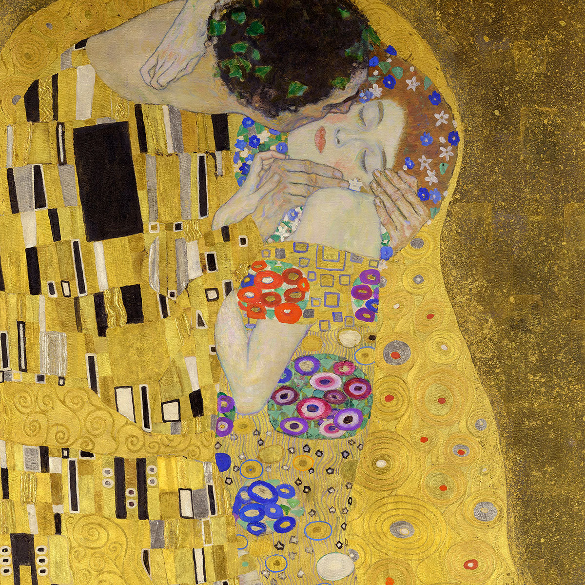 Cartel de la exposición de arte de Gustav Klimt, conjunto de 2