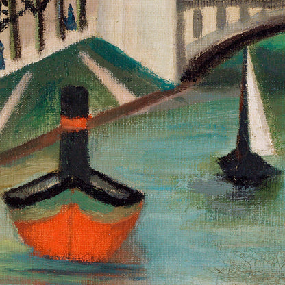 Cartel de la exposición Estudio de la vista de Rousseau