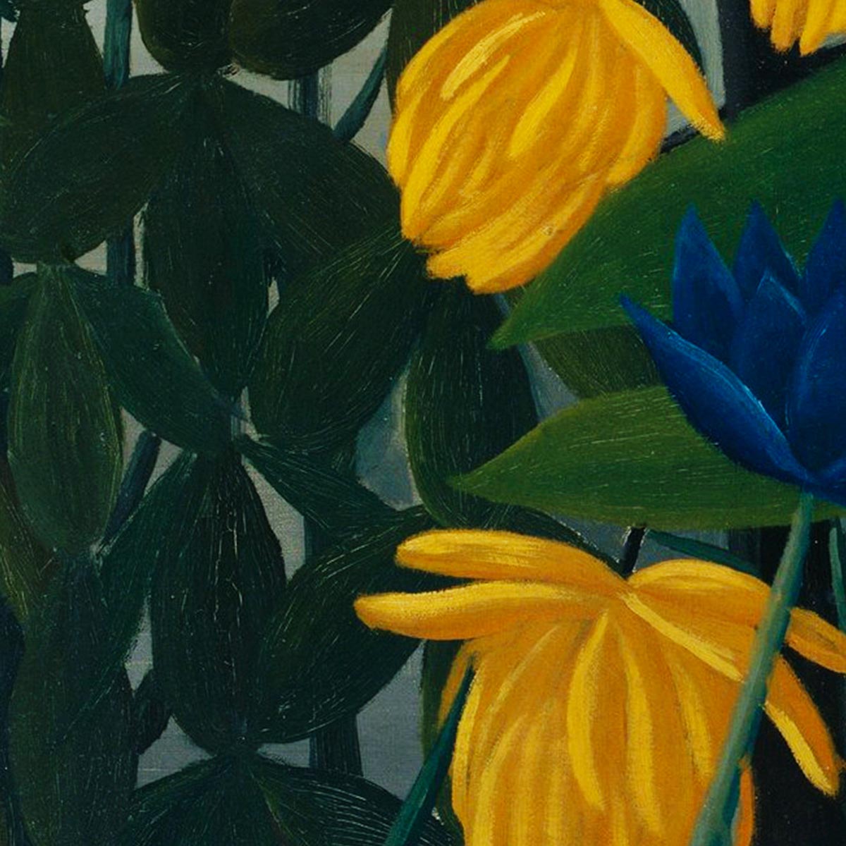 Cartel de la exposición El banquete de Rousseau