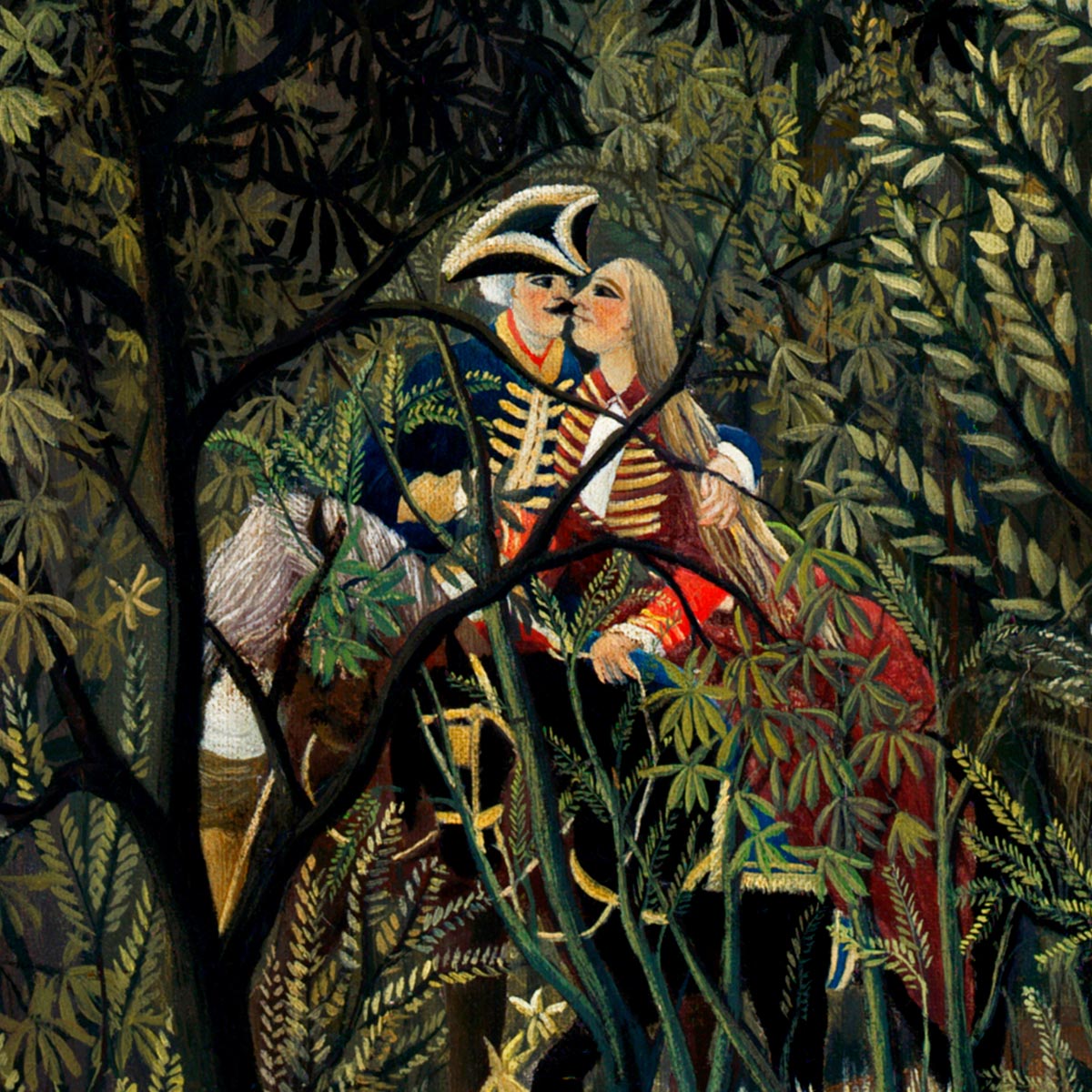 Cartel de la exposición Rendez-vous Rousseau