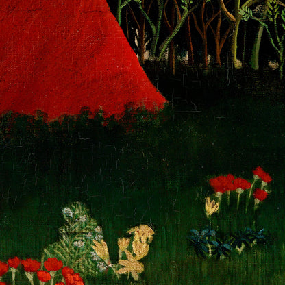 Cartel de la exposición Retrato de una mujer de Rousseau