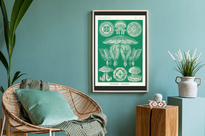 Discomedusae I - Green Jellyfish, by Ernst Haeckel