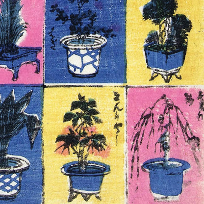 Plantas y arreglos florales de Utagawa Yoshitsuya