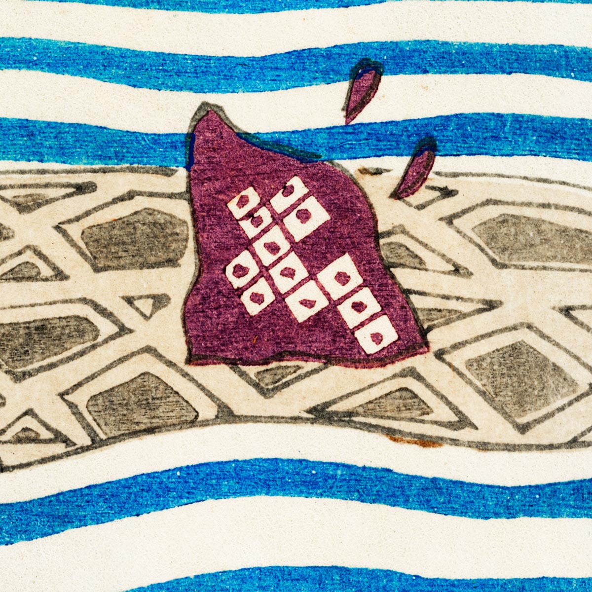 Patrón japonés de Bijutsu Sekai de Watanabe Seite