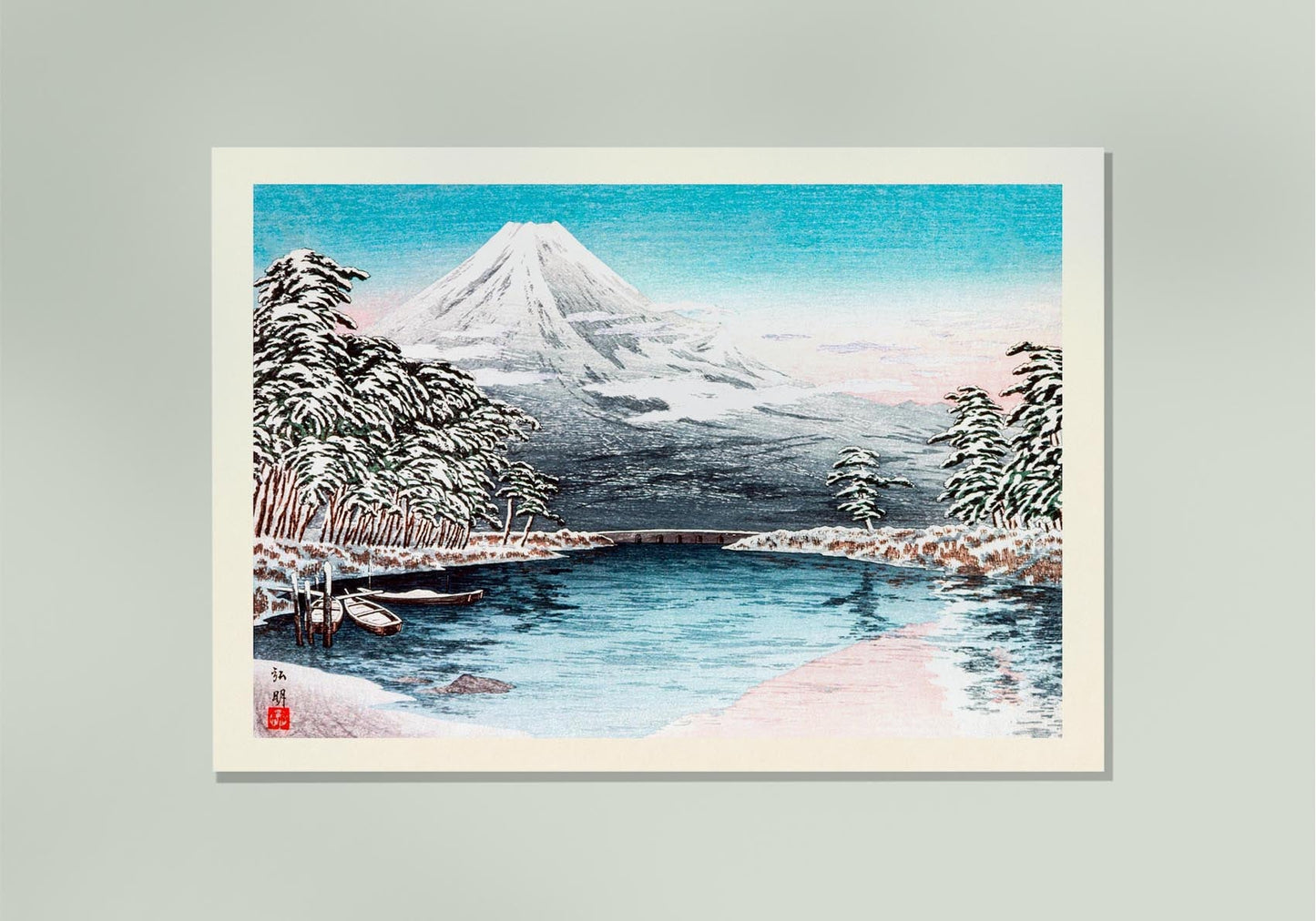 El monte Fuji desde Tagonoura, de Takahashi Shōtei
