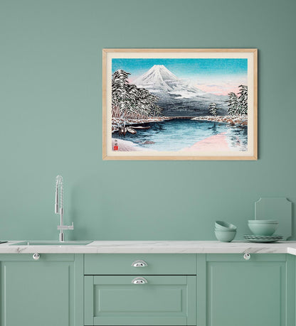 El monte Fuji desde Tagonoura, de Takahashi Shōtei