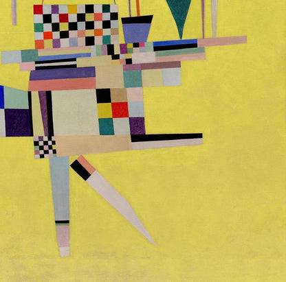 Póster Cuadro amarillo de Wassily Kandinsky
