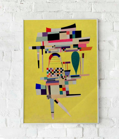 Póster Cuadro amarillo de Wassily Kandinsky