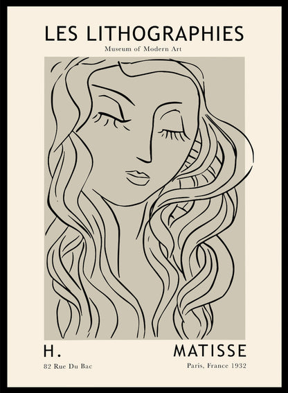 Sketch of Woman by Henri Matisse
