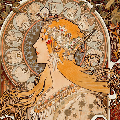 La pluma de Alphonse Mucha