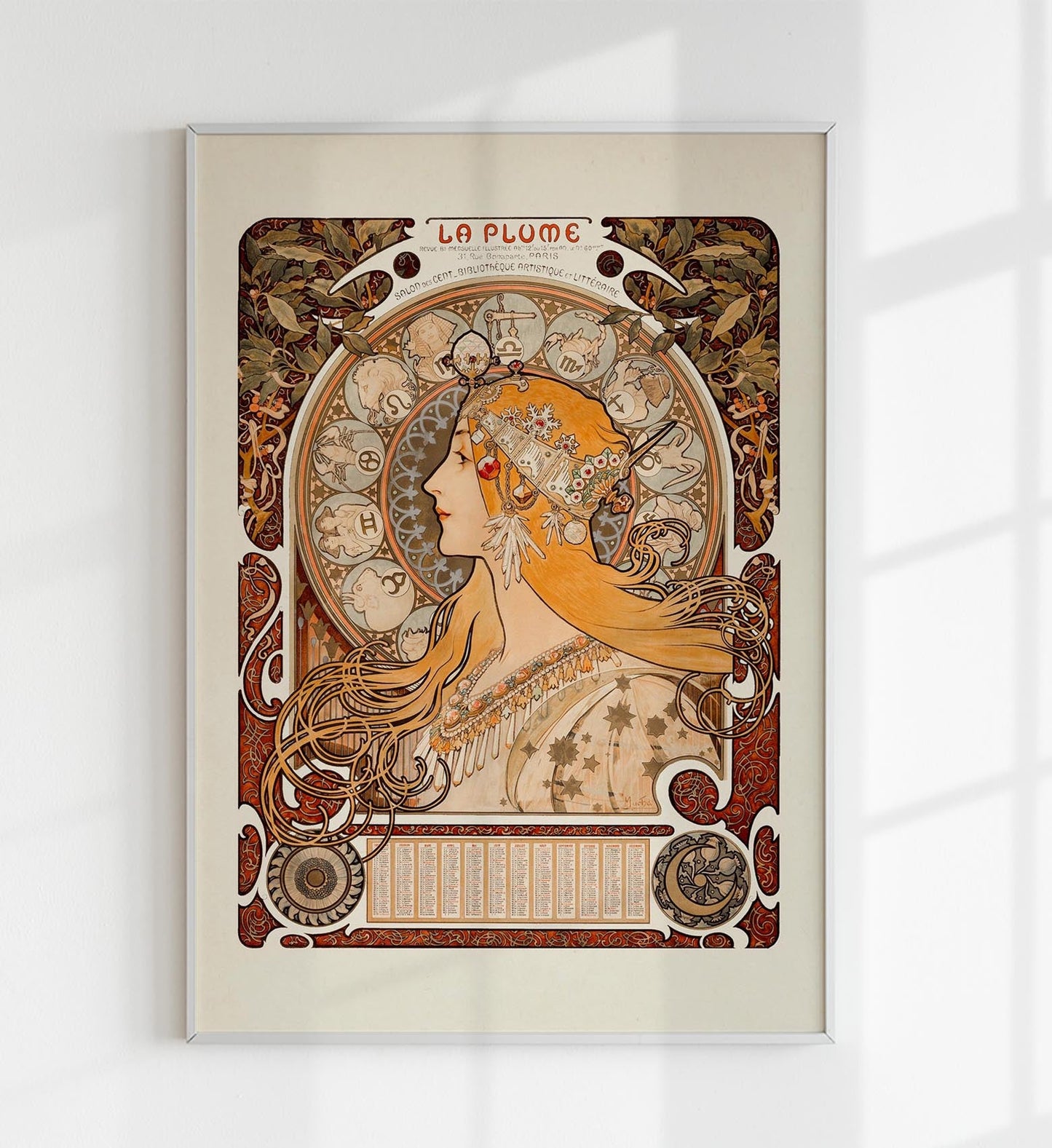 La pluma de Alphonse Mucha