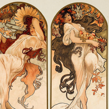 Las estaciones de Alphonse Mucha