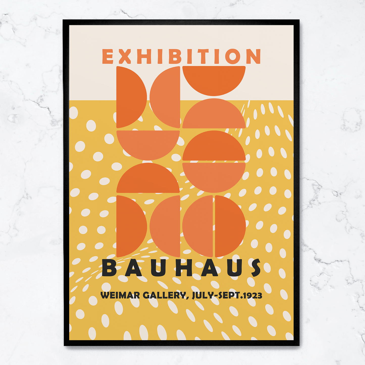 Bauhaus Abstracto Amarillo