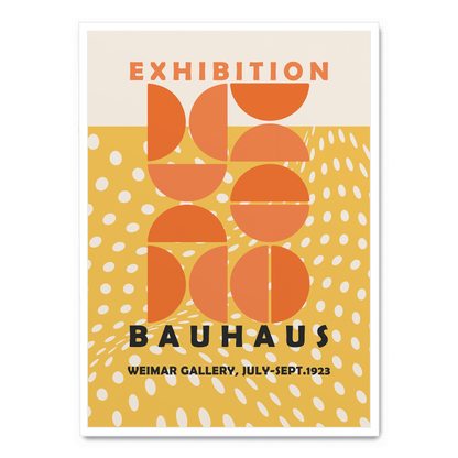 Bauhaus Abstracto Amarillo