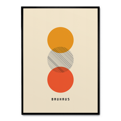 Bauhaus Colored Circles
