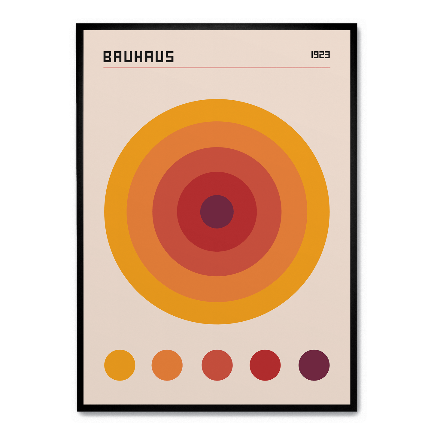 Código de color naranja Bauhaus