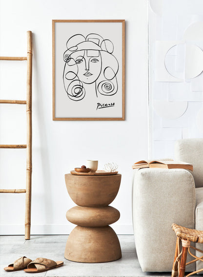 Retrato de Francoise Gilot III de Pablo Picasso Imprimir