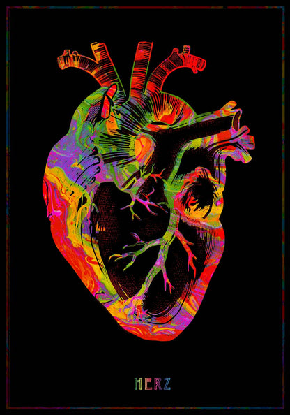 Pósteres de anatomía vintage "REVERSED" Juego de 3 impresiones