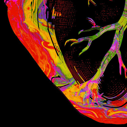 Pósteres de anatomía vintage "REVERSED" Juego de 3 impresiones