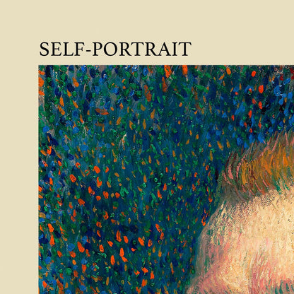Póster artístico de autorretrato de Van Gogh