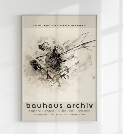 Untitled 1916 by Wassily Kandinsky Exhibition Poster