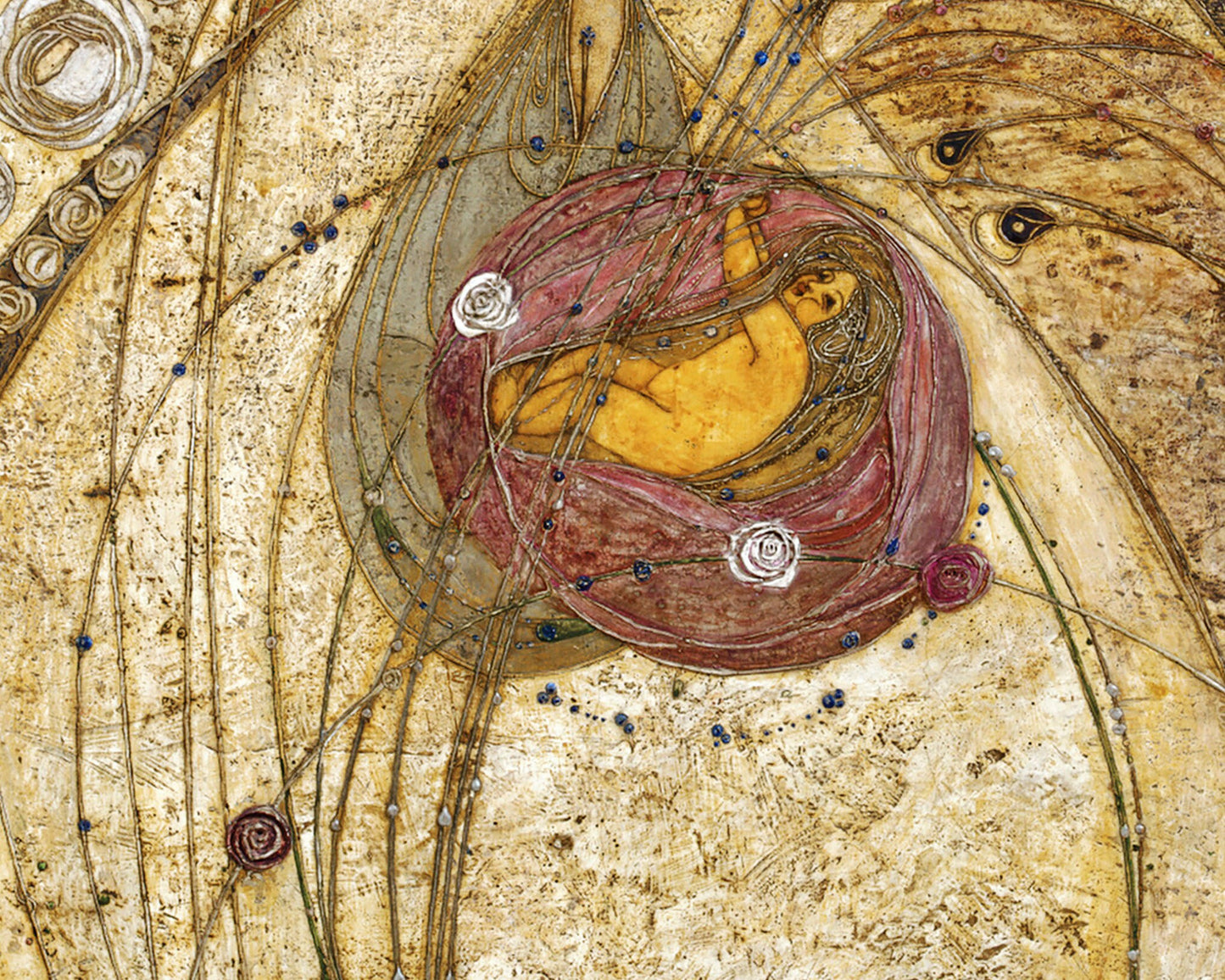 Margaret MacDonald Mackintosh Art Print - The Heart of the Rose