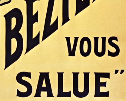 Anuncio de sardinas francesas | Arte de pescado | Arte mural de cocina y comida | Publicidad vintage